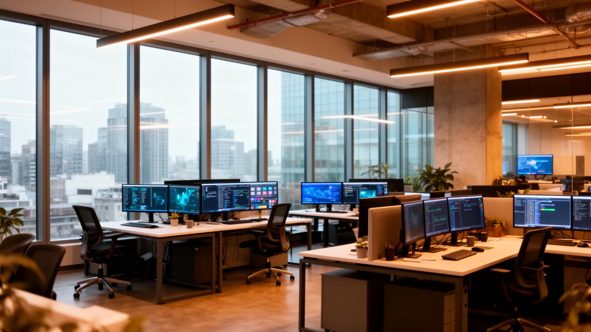 Modern technology office